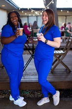 Load image into Gallery viewer, Royal Blue Short Sleeve Lux Set